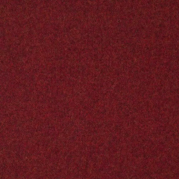 Earth Fabric - Pomegranate by red plain woolen fabric from Abraham Moon & Sons