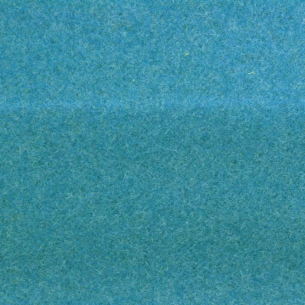 Earth Fabric - Aqua by blue plain woolen fabric from Abraham Moon & Sons
