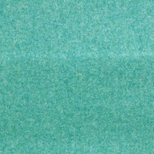 Earth Fabric - Turquoise by green plain woolen fabric from Abraham Moon & Sons