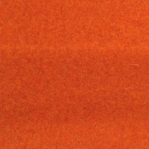 orange plain woolen fabric from Abraham Moon & Sons