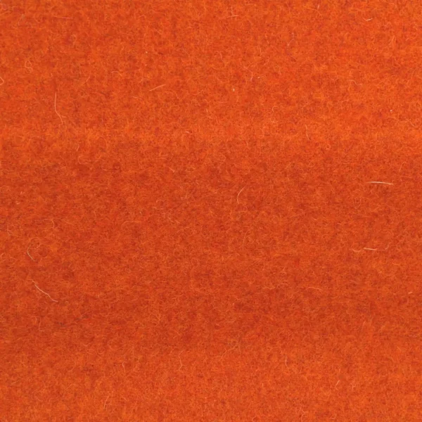 orange plain woolen fabric from Abraham Moon & Sons