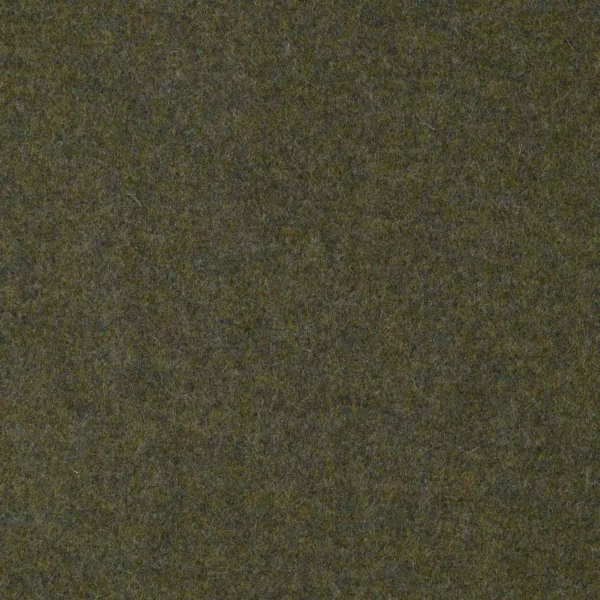 Earth Fabric - Fern by green plain woolen fabric from Abraham Moon & Sons