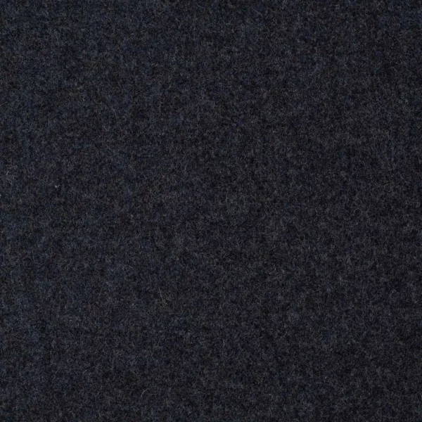 Earth Fabric - Cobalt by blue plain woolen fabric from Abraham Moon & Sons
