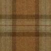 brown checked woolen fabric from Abraham Moon & Sons