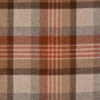 red checked woolen fabric from Abraham Moon & Sons