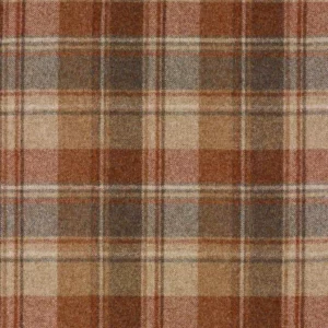 multicolour checked woolen fabric from Abraham Moon & Sons