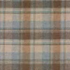 blue checked woolen fabric from Abraham Moon & Sons