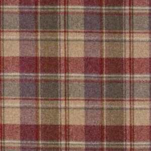 black-grey checked woolen fabric from Abraham Moon & Sons