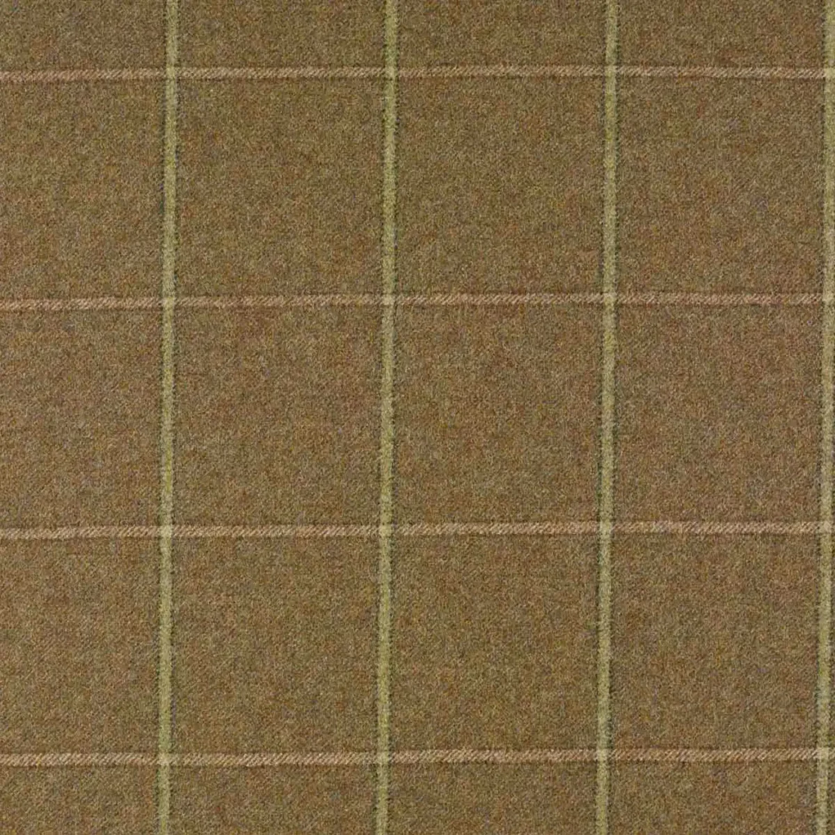 green checked woolen fabric from Abraham Moon & Sons