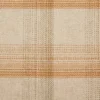 yellow checked woolen fabric from Abraham Moon & Sons