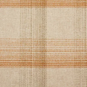 yellow checked woolen fabric from Abraham Moon & Sons