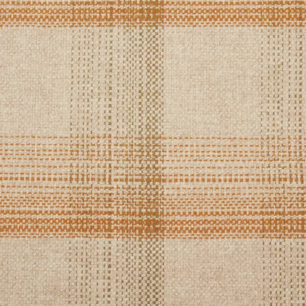 Shard Fabric - Gold by yellow checked woolen fabric from Abraham Moon & Sons