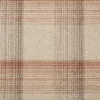 orange checked woolen fabric from Abraham Moon & Sons