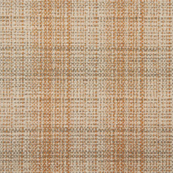 yellow checked woolen fabric from Abraham Moon & Sons