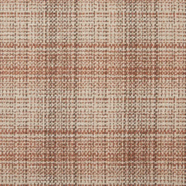 orange checked woolen fabric from Abraham Moon & Sons