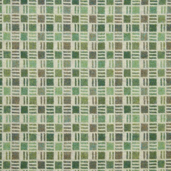 green checked woolen fabric from Abraham Moon & Sons