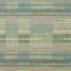 green geometric woolen fabric from Abraham Moon & Sons