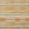 yellow geometric woolen fabric from Abraham Moon & Sons