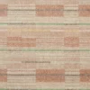 orange geometric woolen fabric from Abraham Moon & Sons