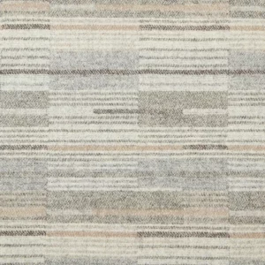 neutral geometric woolen fabric from Abraham Moon & Sons