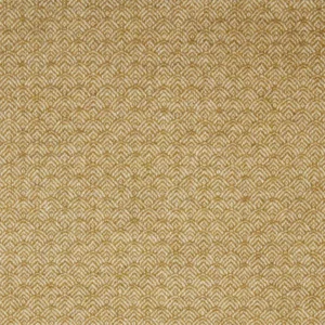 yellow geometric woolen fabric from Abraham Moon & Sons