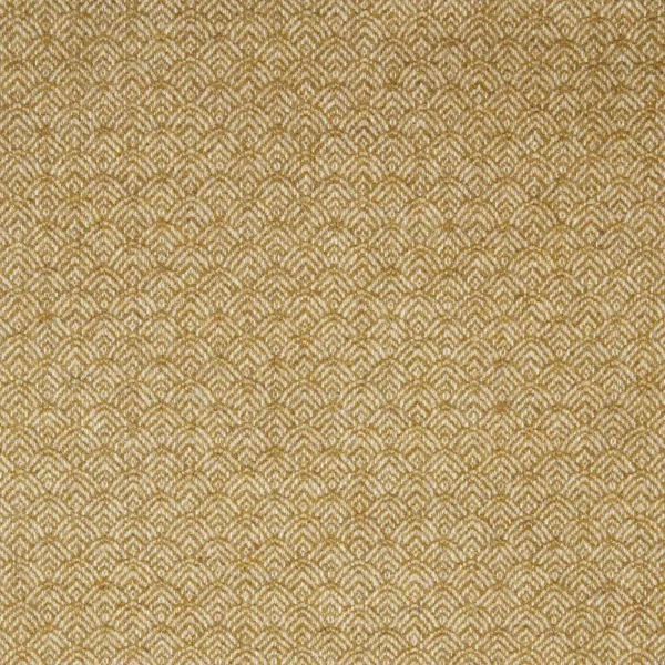 yellow geometric woolen fabric from Abraham Moon & Sons