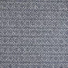 blue geometric woolen fabric from Abraham Moon & Sons