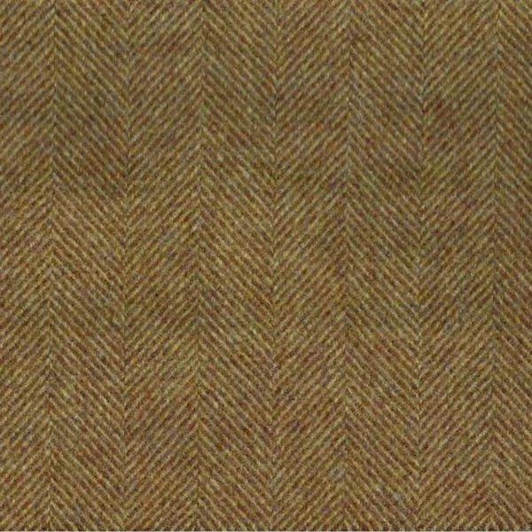 Glamis Fabric - Goldcrest by green plain woolen fabric from Abraham Moon & Sons
