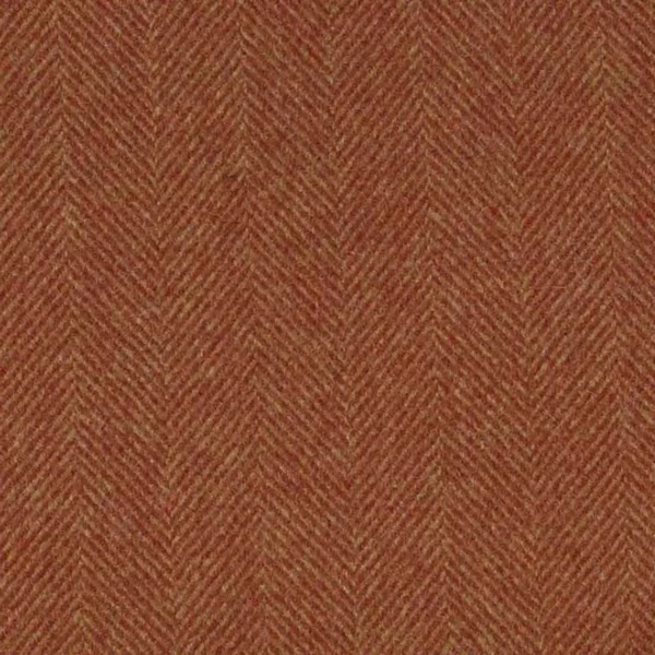 Glamis Fabric - Mandarin by red plain woolen fabric from Abraham Moon & Sons