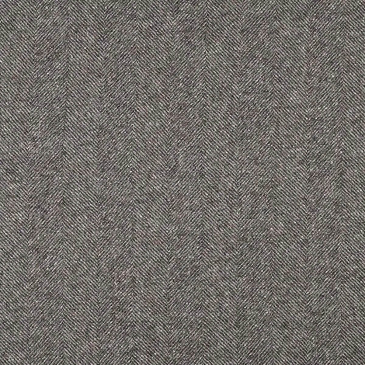 Traditional Fabric - Mocha by black-grey plain woolen fabric from Abraham Moon & Sons