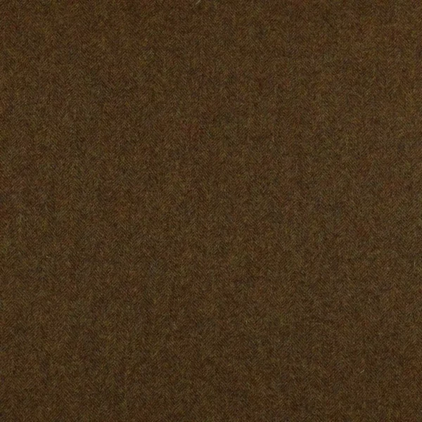 Aberdeen Fabric - Peat by brown plain woolen fabric from Abraham Moon & Sons