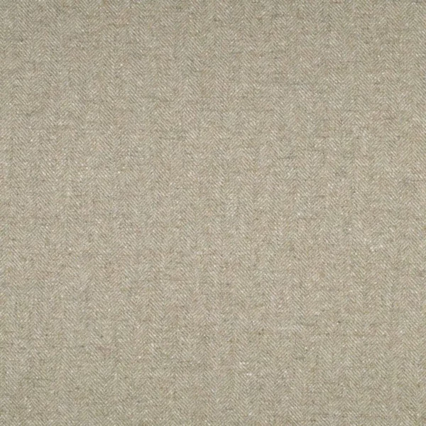 Deepdale Fabric - Natural by neutral plain woolen fabric from Abraham Moon & Sons