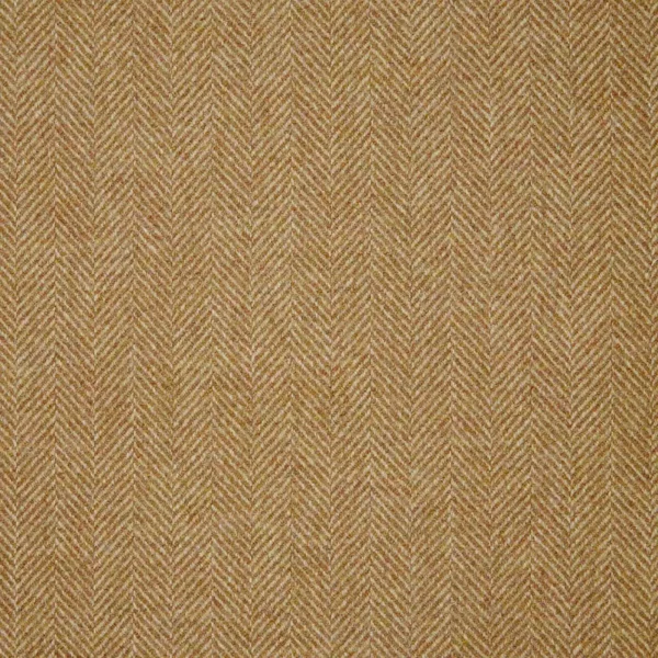 Herringbone Fabric - Mustard by yellow misc woolen fabric from Abraham Moon & Sons