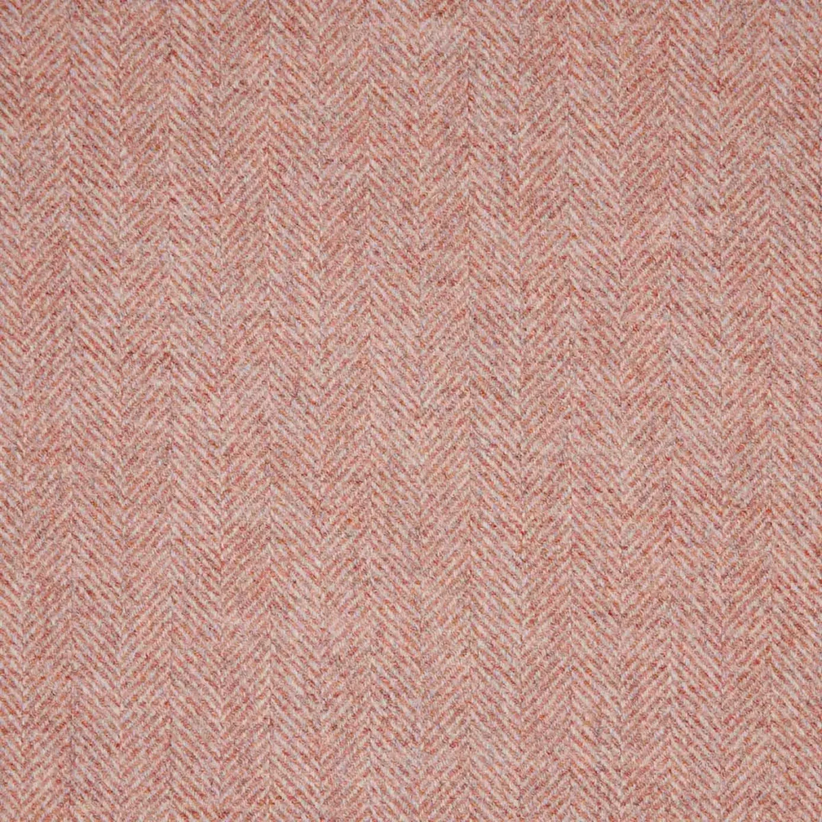 Herringbone Fabric - Blush by pink misc woolen fabric from Abraham Moon & Sons