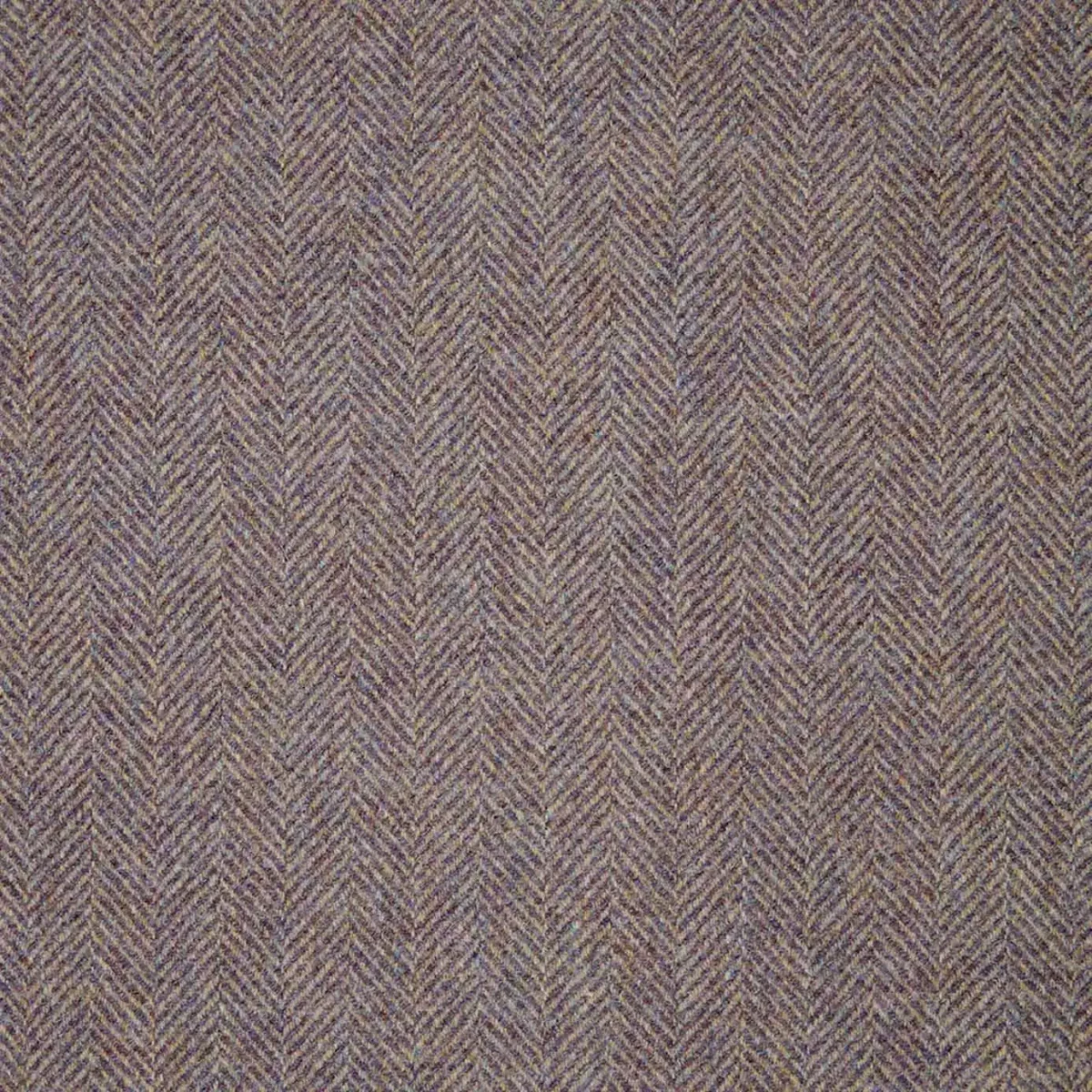 Herringbone Fabric - Lilac by purple misc woolen fabric from Abraham Moon & Sons