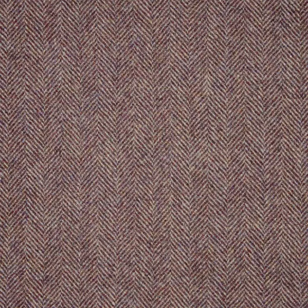 Herringbone Fabric - Lavender by purple misc woolen fabric from Abraham Moon & Sons
