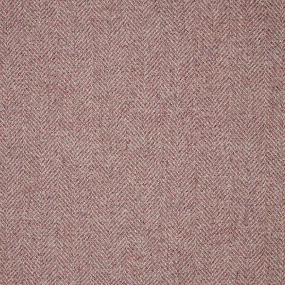 Herringbone Fabric - Pink by pink misc woolen fabric from Abraham Moon & Sons