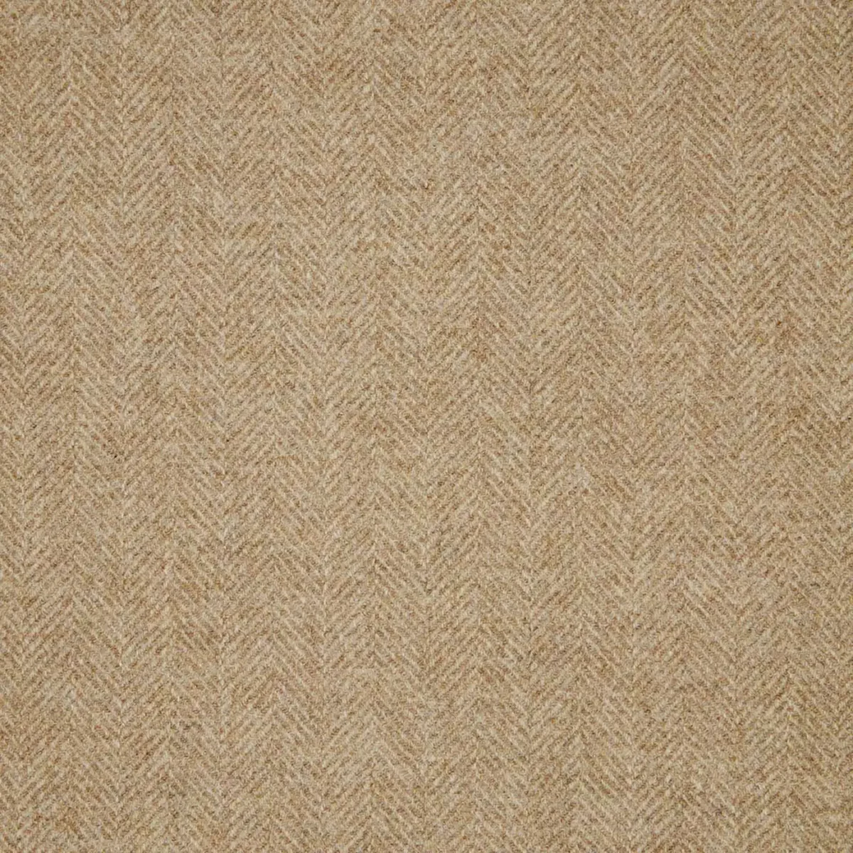 Herringbone Fabric - Dark Natural by white misc woolen fabric from Abraham Moon & Sons