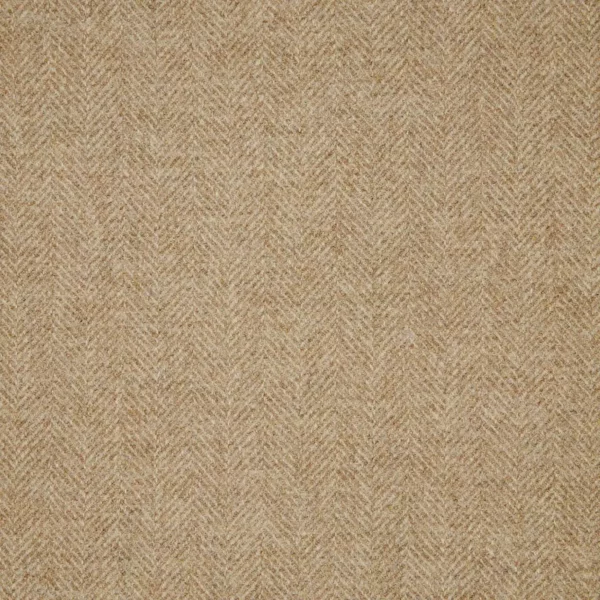 Herringbone Fabric - Dark Natural by white misc woolen fabric from Abraham Moon & Sons