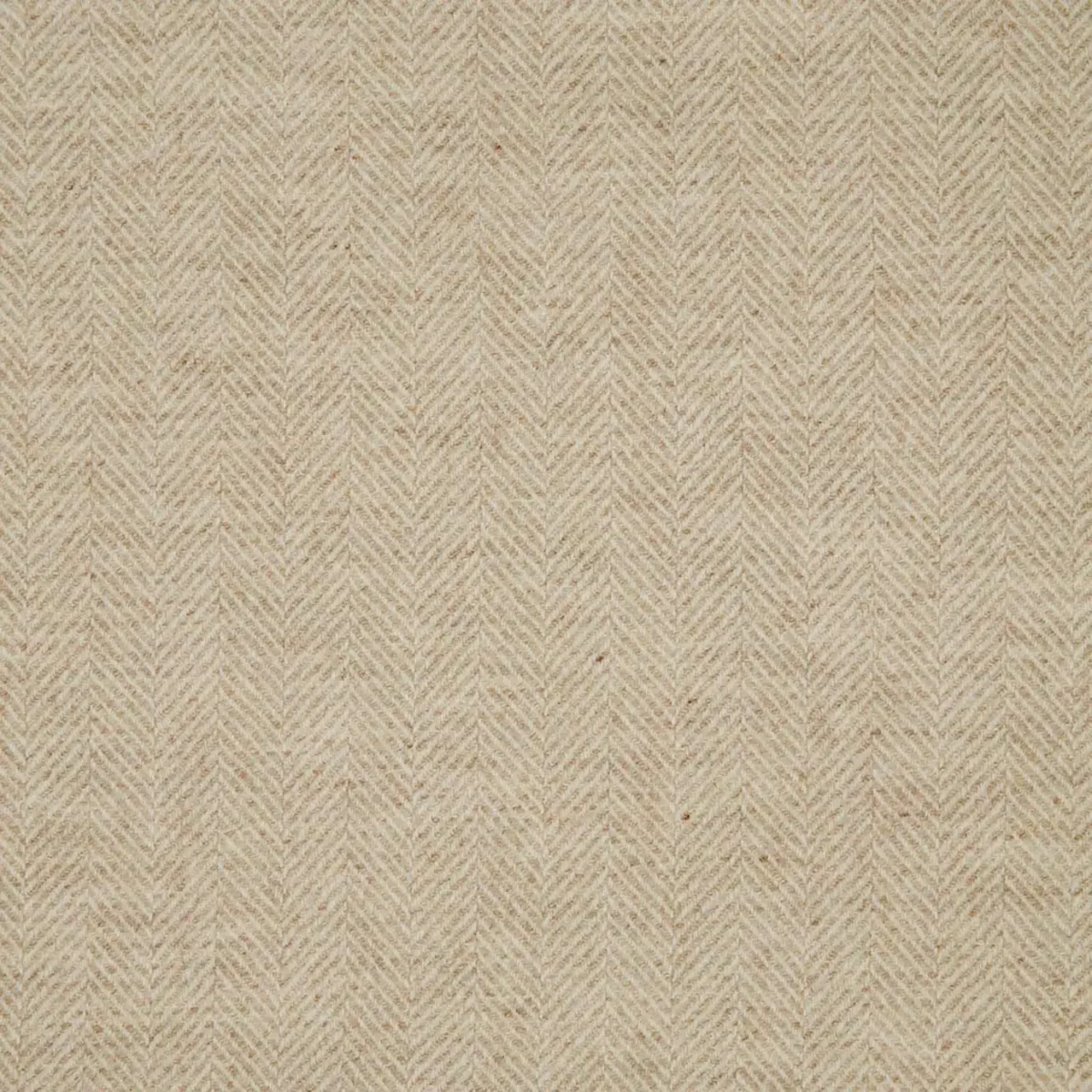 Herringbone Fabric - Linen by white misc woolen fabric from Abraham Moon & Sons