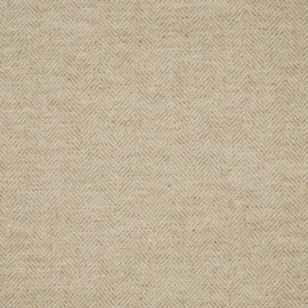 Herringbone Fabric - Linen by white misc woolen fabric from Abraham Moon & Sons