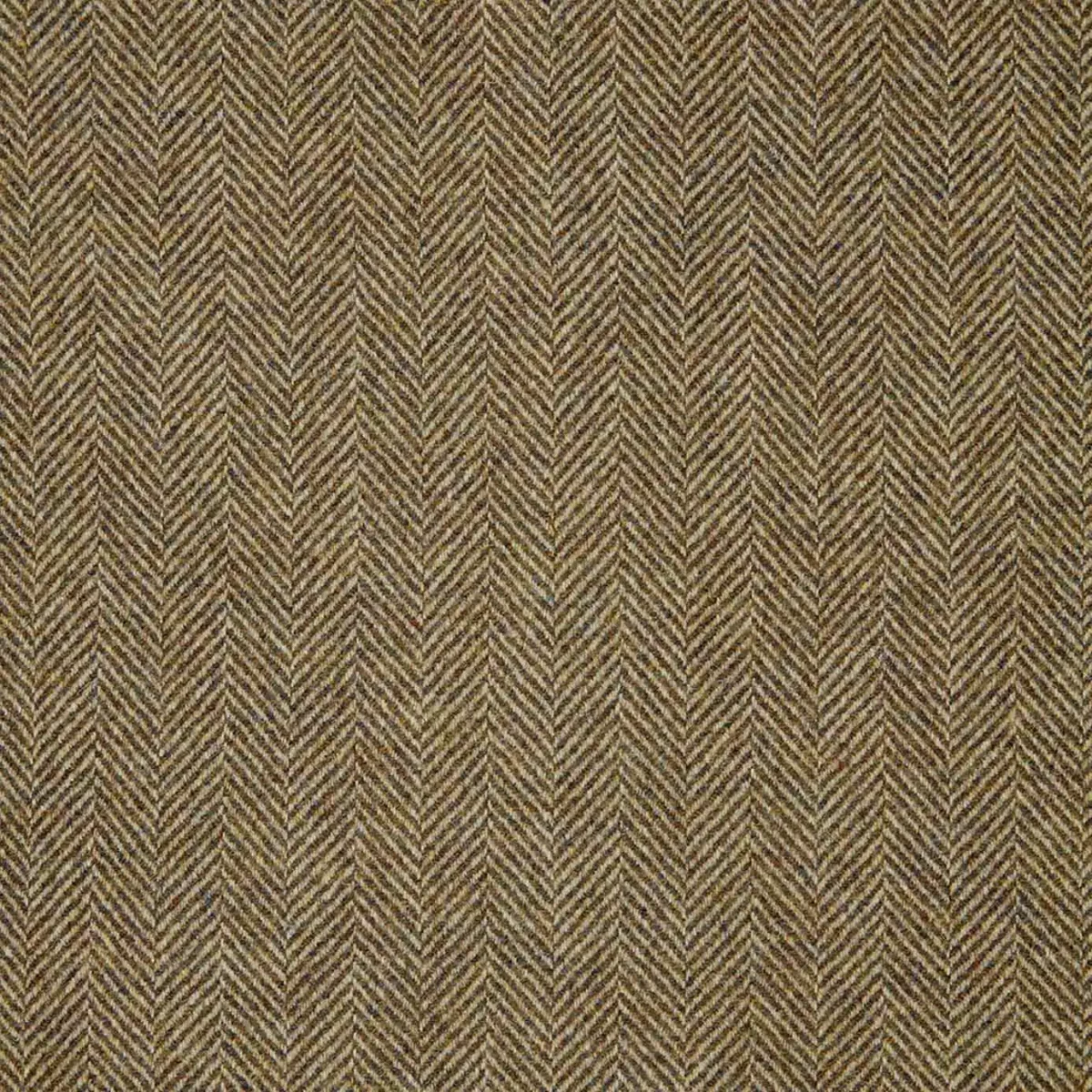 Herringbone Fabric - Finch by brown misc woolen fabric from Abraham Moon & Sons