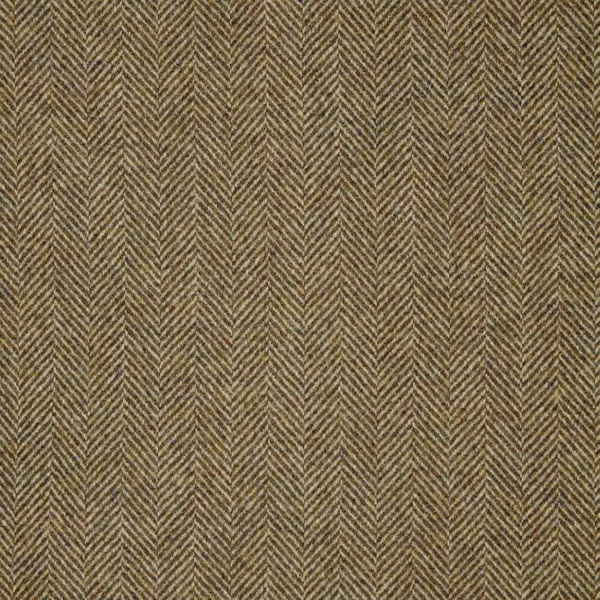 Herringbone Fabric - Finch by brown misc woolen fabric from Abraham Moon & Sons