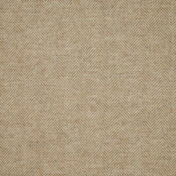 Herringbone Fabric - Cotton by white misc woolen fabric from Abraham Moon & Sons