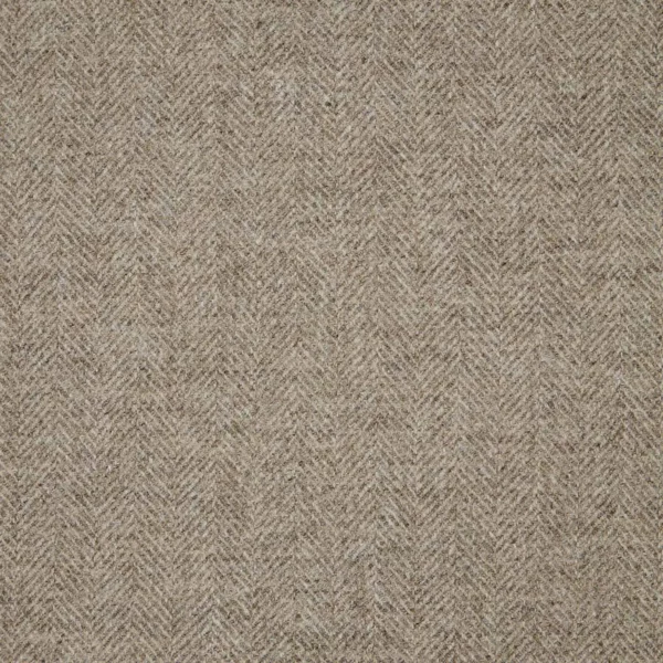 Herringbone Fabric - Silt by white misc woolen fabric from Abraham Moon & Sons