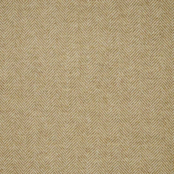 Herringbone Fabric - Natural by white misc woolen fabric from Abraham Moon & Sons
