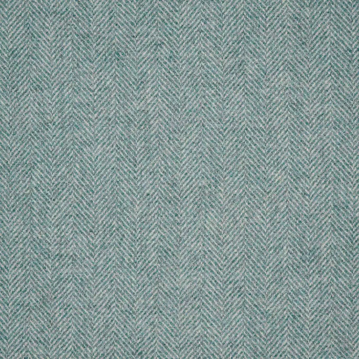Herringbone Fabric - Aqua by blue misc woolen fabric from Abraham Moon & Sons