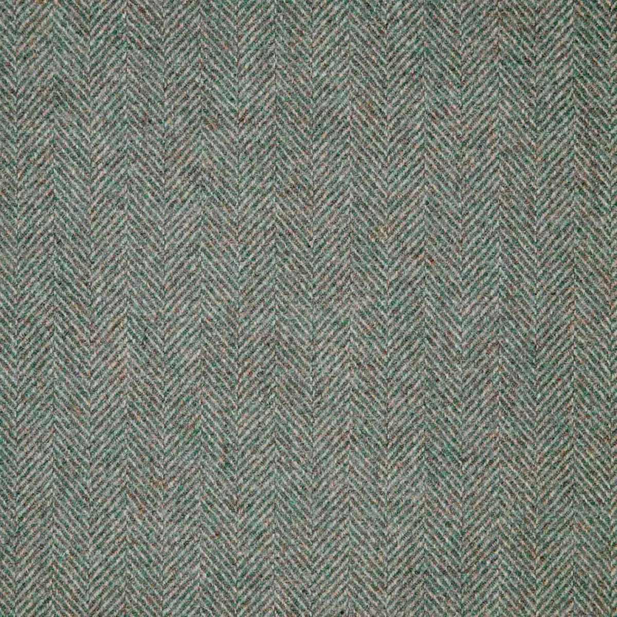 Herringbone Fabric - Sea by blue misc woolen fabric from Abraham Moon & Sons