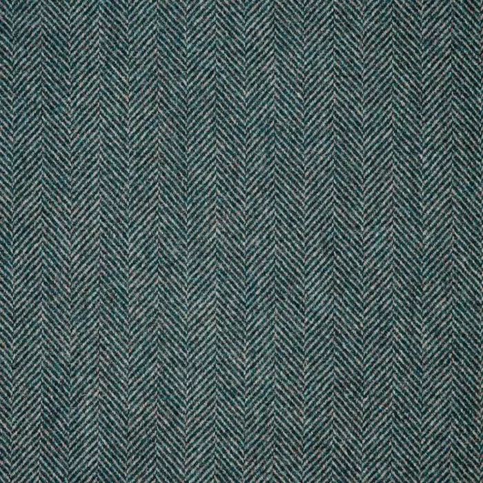 Herringbone Fabric - Dark Teal swatch