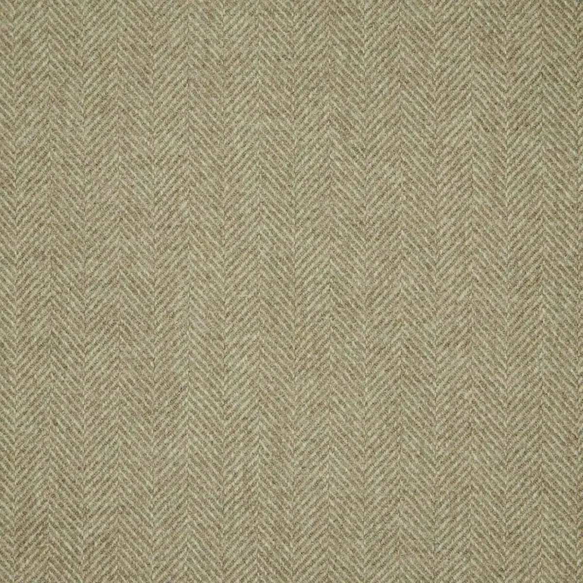 Herringbone Fabric - Fern by green misc woolen fabric from Abraham Moon & Sons